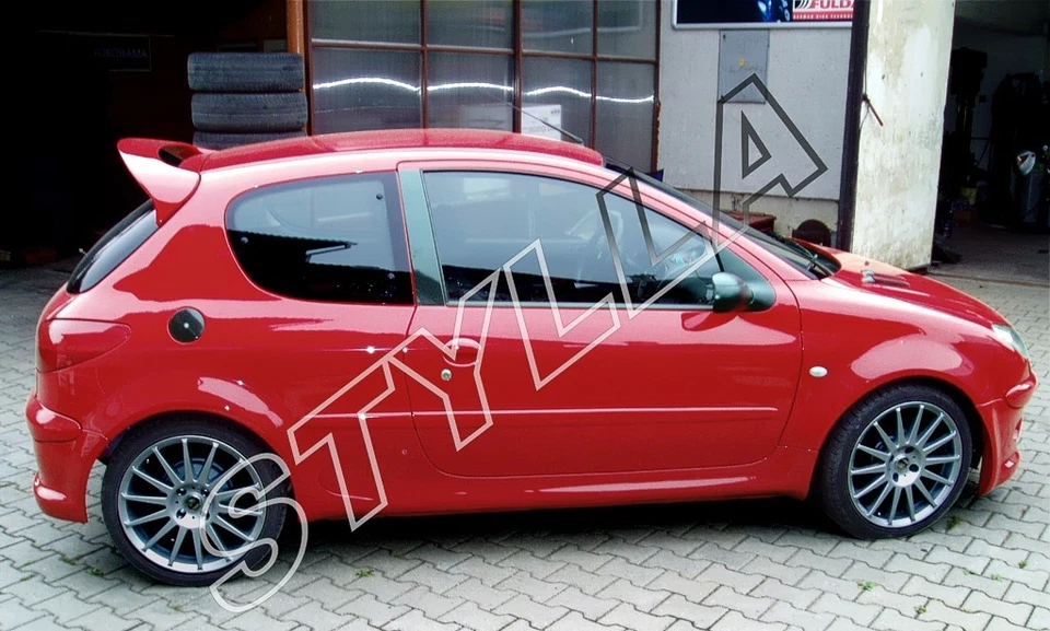 SPOILER REAR ROOF TAILGATE PEUGEOT 206 WING ACCESSORIES - Image 4 of 4