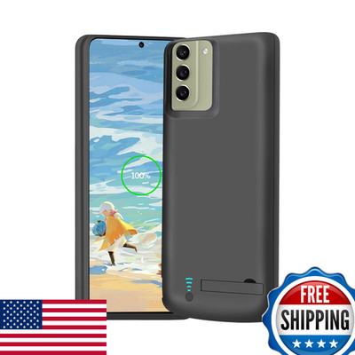 BAHOND Battery Case for Samsung Galaxy S21 FE 5G 5000mAh Rechargeable Charger