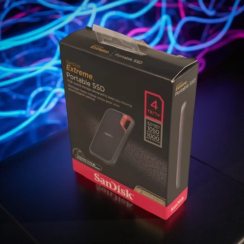 SanDisk Extreme PRO 4TB Portable SSD USB-C 2000MB/s – Open Box