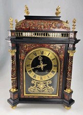 Large Stunning French Religieuse Boulle Bracket Clock