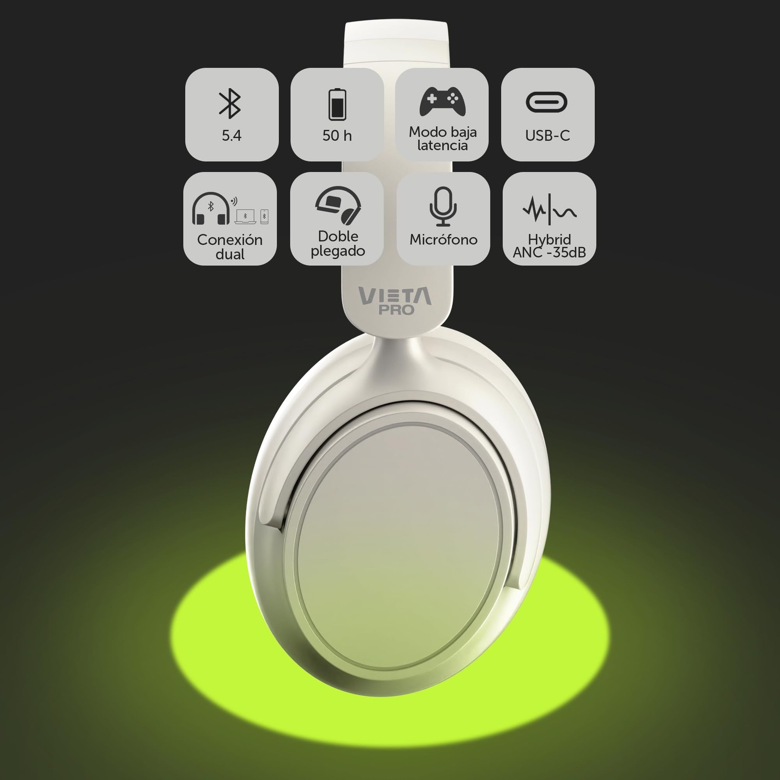 Casque audio Bluetooth pour éliminer les bruits de bureau avec micro - 2