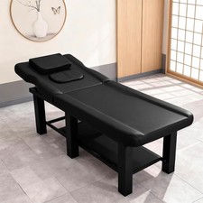 Professional Stationary Massage Table with Headrest