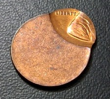 ERROR COIN OFF CENTER LINCOLN CENT / PENNY COPPER PRE 1982 / NICE ADDITION  #F57