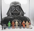 1980 Star Wars Darth Vader Collector Carry Case W/ 8 figures