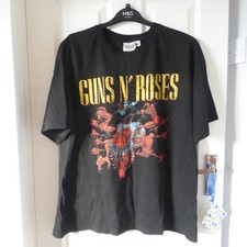 Guns N' Roses Appetite for Destruction Tour  1987-88 Black Primark T-Shirt Large
