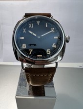 Orologio movimento 47mm California quadrante carica manuale ST3600 cristallo zaffiro militare