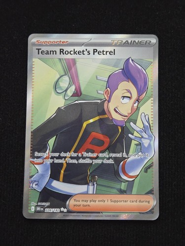 Pokémon TCG Team Rocket's Petrel Ultra Rare Card Destined Rivals 226/182