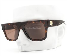 Tory Burch Sunglasses Polished Brown Tortoise Gold Logo TY 7185U 1728/73 w/case