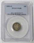 1893-O VG-08 BARBER (10c) DIME - PCGS BETTER DATE - SEE PICTURES