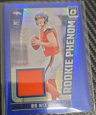 Panini Donruss Optic 2024 Bo Nix Broncos Rookie Phenom Blue Patch #RPB-BNX