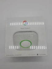 Google Nest Protect Smoke and Carbon Monoxide Alarm 2nd Gen - S3000BWES Exp 2032