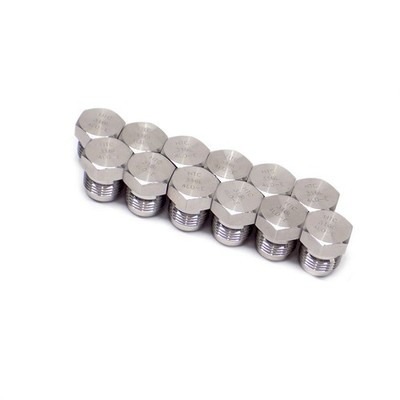 (Lot of 12) NEW Ham-Let HTC 4L0-E 1/2'' 316L VCR Face Seal Fitting Plugs