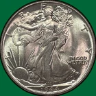 1944 Walking Liberty Half Dollar Brilliant Uncirculated BU Coin #33412