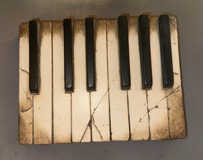Sid Dickens Piano Keys Collectible Tile. T-45