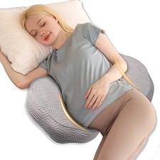 Pregnancy Pillow - Upgraded Memory Foam Maternity Pillow for Pregnant Women -...
