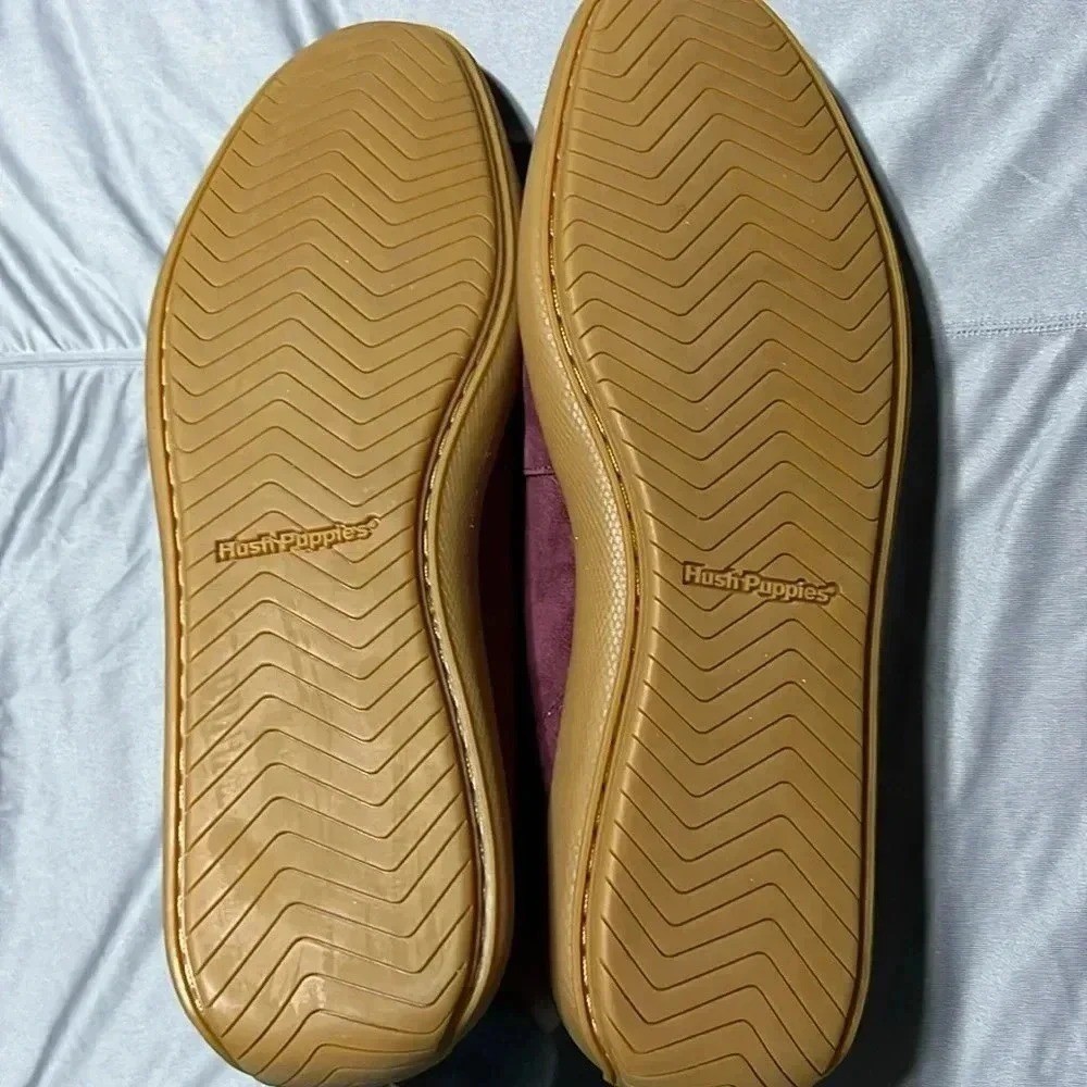 Hush Puppies Finley Loafers Mens 11 Burgundy Suede Slip On  display picture 2