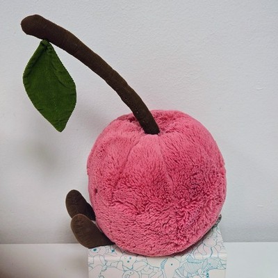 Retired Jellycat Amuseables Cherry Large Rare Amuseable Cherry