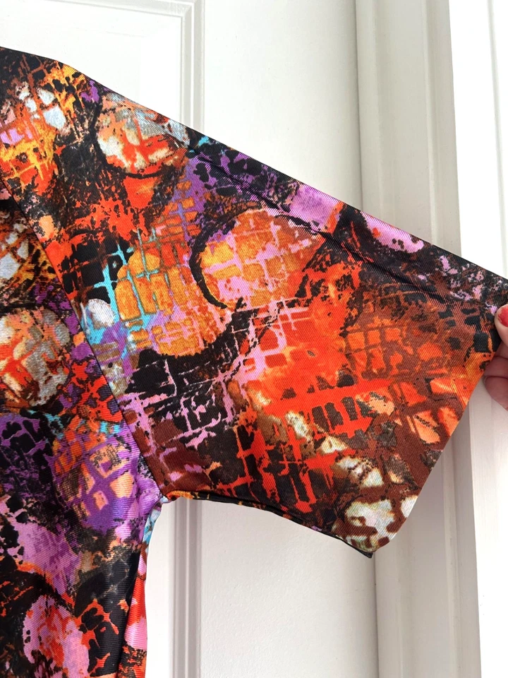 Camisa Lilly Dache Vintage Años 70 Para Hombres Artística Poliéster Grande Discoteca MCM Hipster RARA Foto 2 de 4