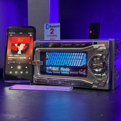 Kenwood DPX-6200M 2DIN CD MD Car Audio Added Bluetooth JDM DSP