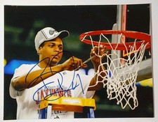BRANDON RUSH AUTOGRAPHED KANSAS JAYHAWKS BASKETBALL SIGNED KU BASKETBALL #25 COA