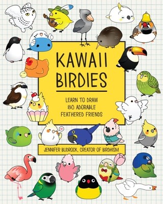 Kawaii Birdies by Jen Budrock (Paperback Book)
