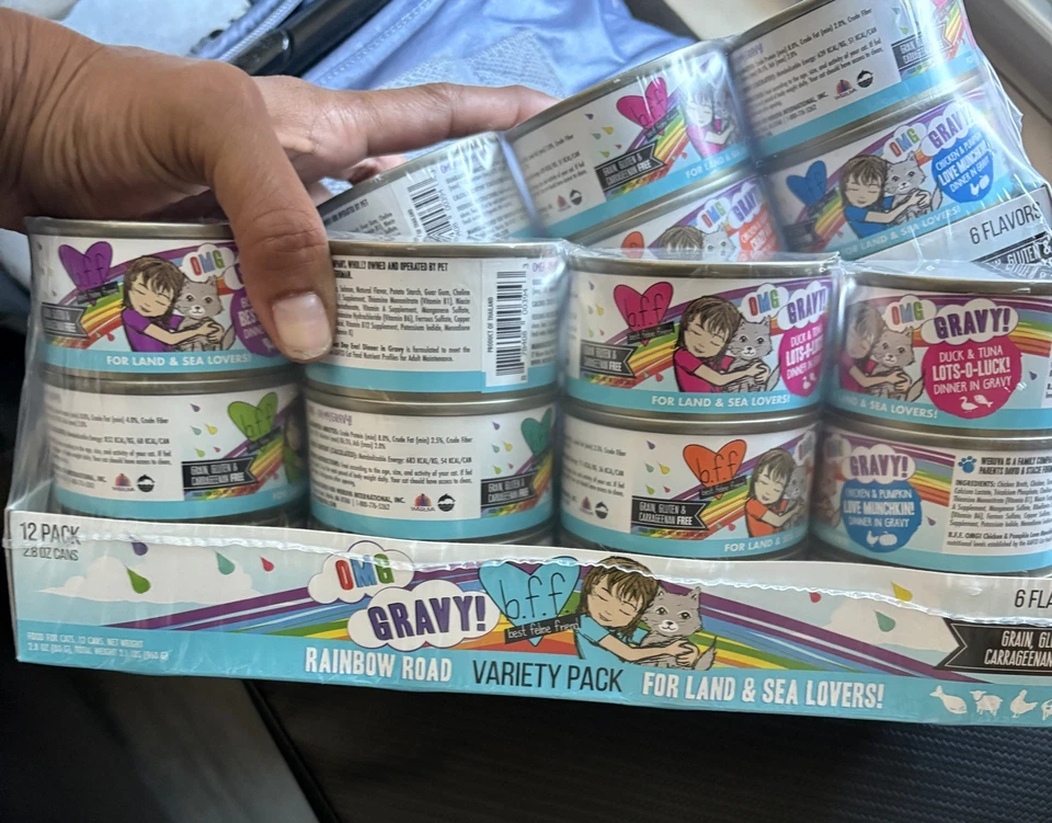 Weruva B.F.F. OMG - Best Feline Friend Oh My Gravy!, Variety Pack, Rainbow Road, - Image 2 of 4