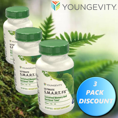 Youngevity Dr. Wallach S.M.A.R.T. FX  - 60 soft gels  (3 Pack)