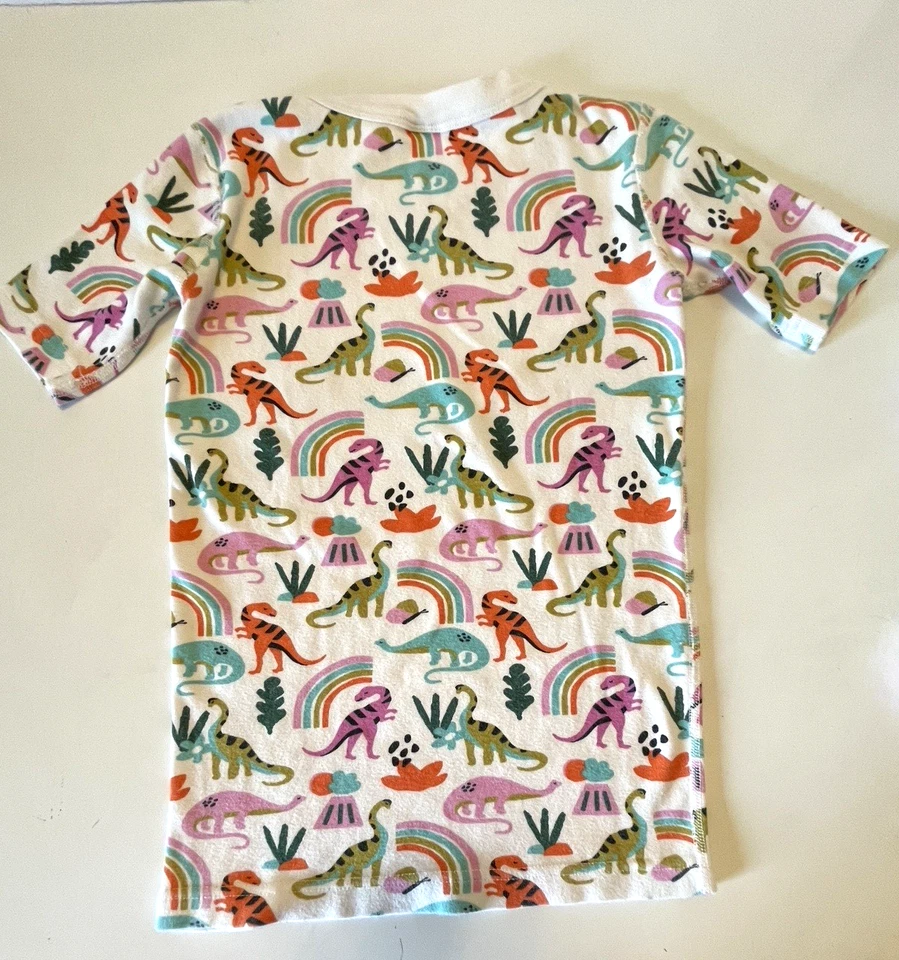 Шорты из органического хлопка HANNA ANDERSSON пижамный набор для мальчика 150 12 динозавров S/S - Изображение 4 из 4