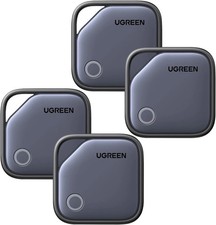 UGREEN FineTrack Air Tracker Tags iOS Only 4 Pack, 2- Repla