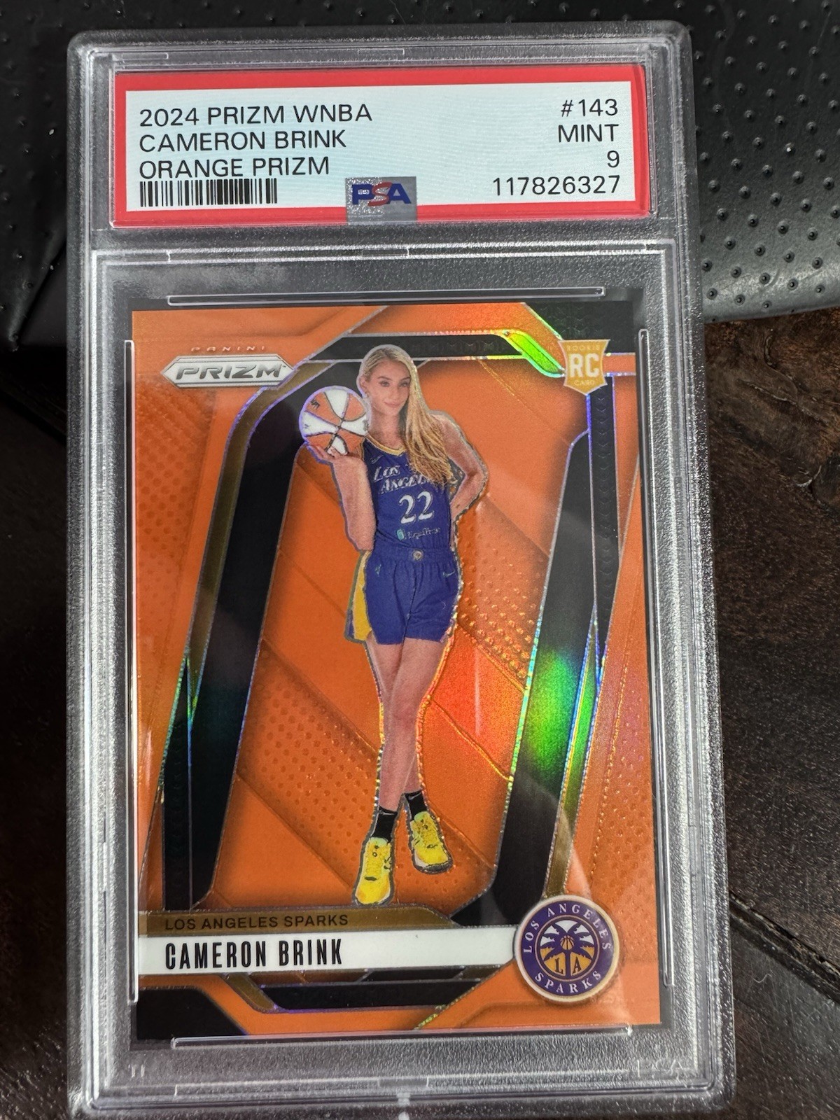 2024 Panini Prizm WNBA  Cameron Brink #143 Orange Prizm 60/99 ROOKIE