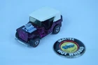Redline Hot Wheels 1970 Grass Hopper Purple Spectraflame with Button USA