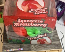 Squeezy, strawberries, squishy, giant hard to find