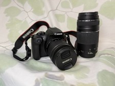 Canon EOS Rebel T6 DSLR Camera Bundle with 18-55mm  75-300mm Lenses, Bag