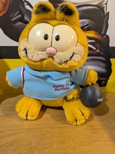 Garfield Plush Vintage Bowler 9" w/tags Pure Dakin