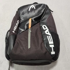 Head 2022 Tour Team Backpack Tennis Badminton Black Orange Racquet Racket