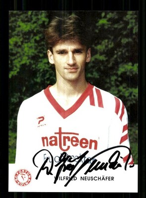 Wilfried Neuschäfer Autogrammkarte Fortuna Köln 1991-92 Original Signiert