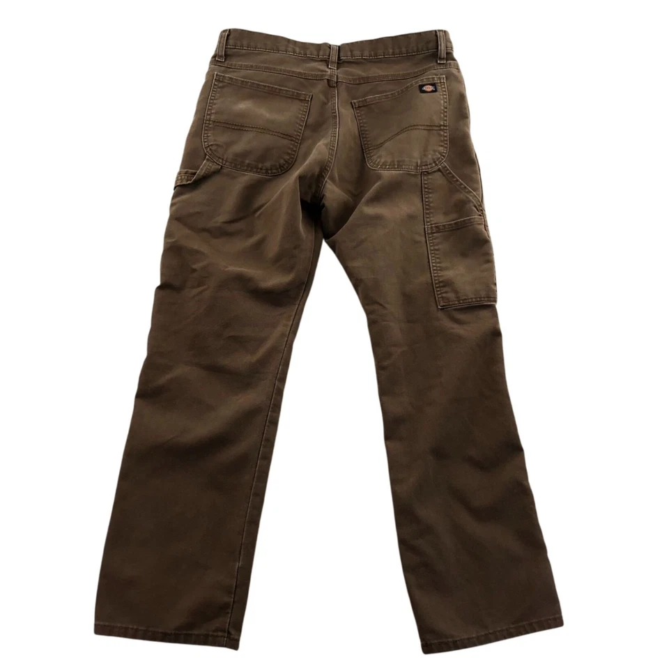 Dickies Mens Cargo Work Pants Size 32x30 Relaxed Fit Brown Workwear Brown Casual - Image 2 of 4