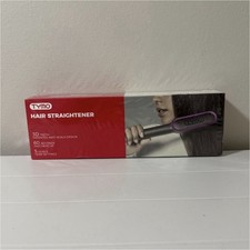 Tymo Ring Hair Straightener Brush 3D Teeth Anti-Scald Fast Heat Up 5 Temp Black