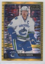 2016-17 O-Pee-Chee Platinum Seismic Gold 20/50 Henrik Sedin #139 HOF 2d8