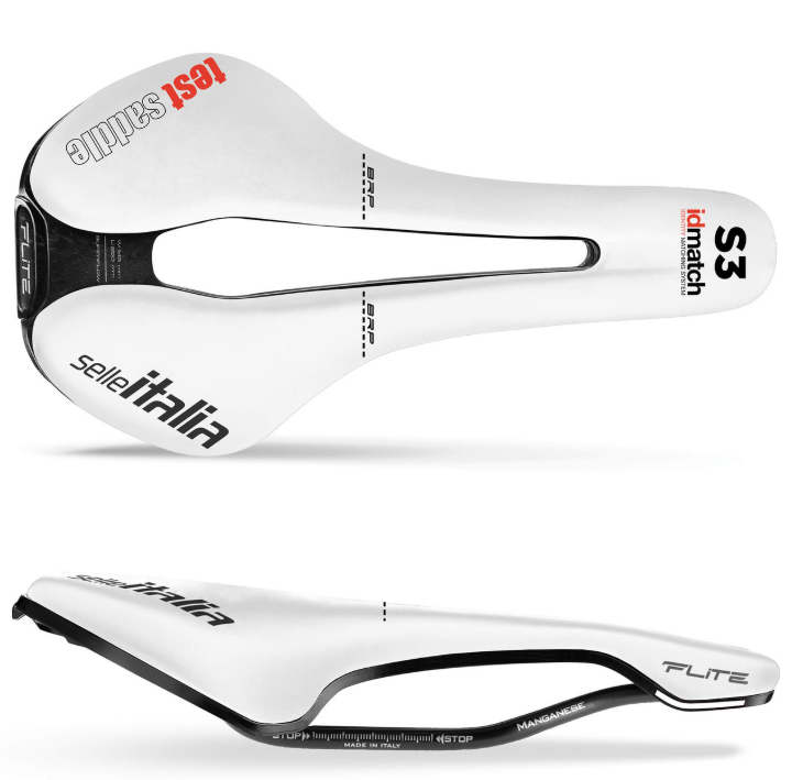 Selle Italia Sella Test Flite Boost TM Superflow S3 Bianco