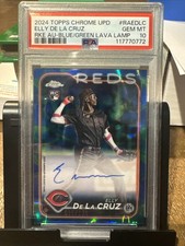 2024 Topps Chrome Update  Rookie Autographs Elly De La Cruz #RA-EDLC /125 PSA 10