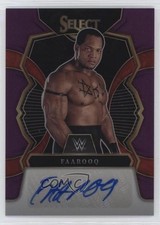 2023 Panini Select WWE Signatures Purple Prizm 34/35 Faarooq Auto HOF 08j3