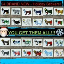 GOAT USA Stickers - LAST SET‼️24 STICKER HOLIDAY PACK-FREE SHIPPING!🎅🏼❄️🎁