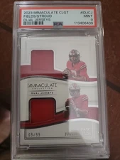 2023 Immaculate Clgt Fields/Stroud Dual Jerseys