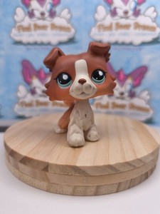 Figurine Littlest Pet Shop – Chien Colley #1542 – Collie Dog #1542