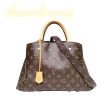 LOUIS VUITTON Montaigne BB 29cm Monogram PVC Shoulder Bag