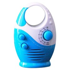 Waterproof Shower Radio, Splash Proof AM/FM Radio with Top Handle for Bathroo...