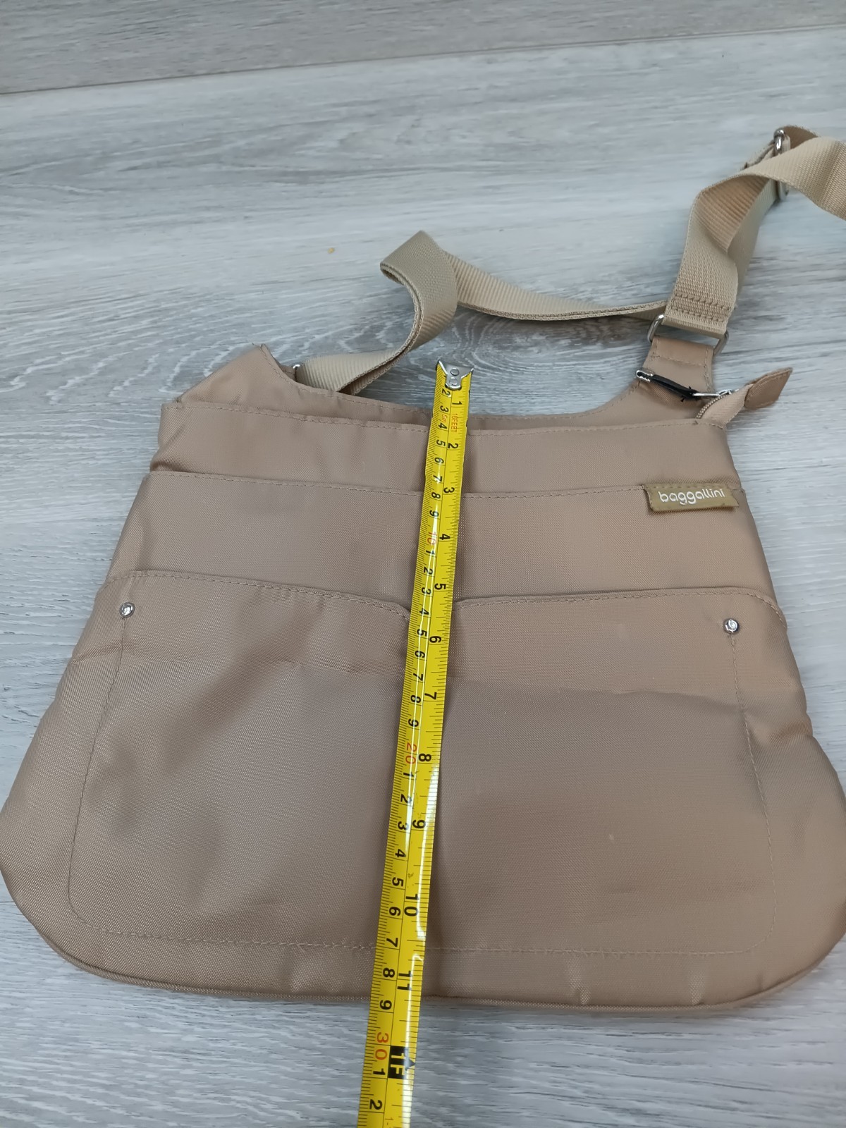 Baggallini Beige Polyester Adjustable Crossbody S… - image 6