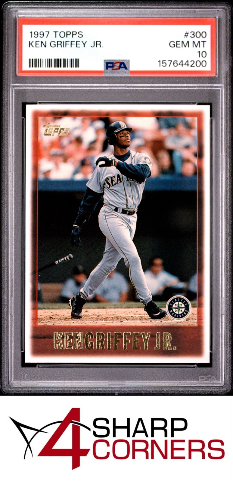 1997 TOPPS #300 KEN GRIFFEY JR. MARINERS HOF PSA 10
