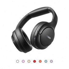 TOZO HT2 Hybrid Active Noise Cancelling Headphones Over Ear Headset, Refurbished